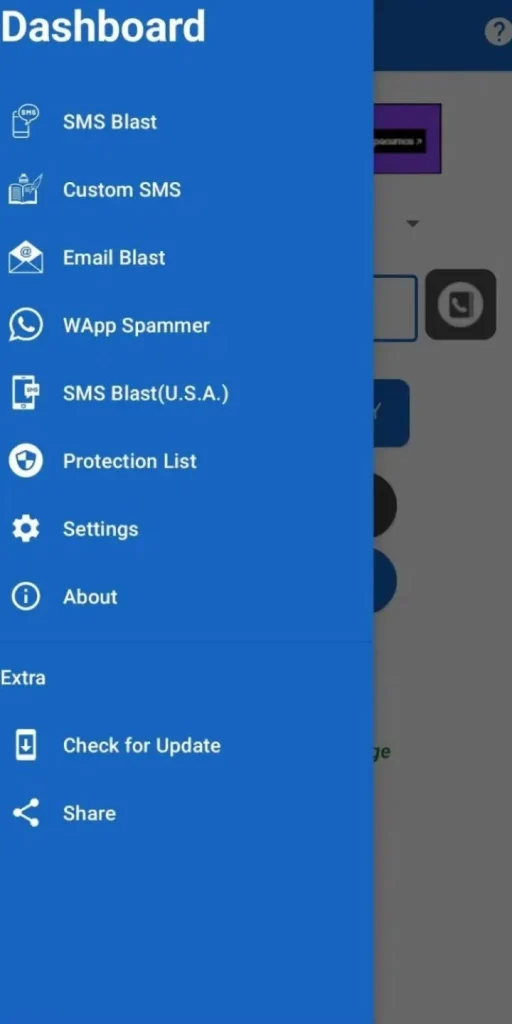 Complete Guide on How Bombitup work 2 Side bar menu